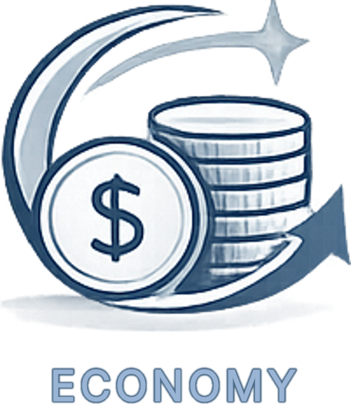 Economy touchless benefit logo