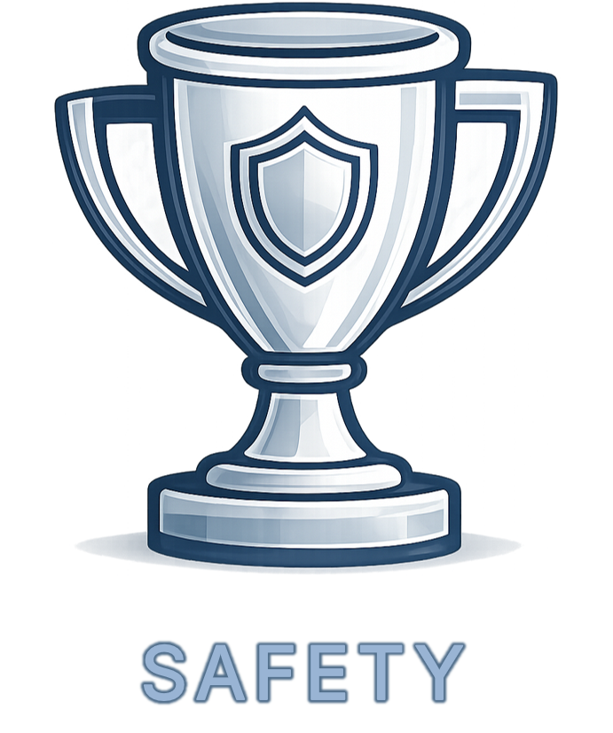 Safety and security touchless benefit logo